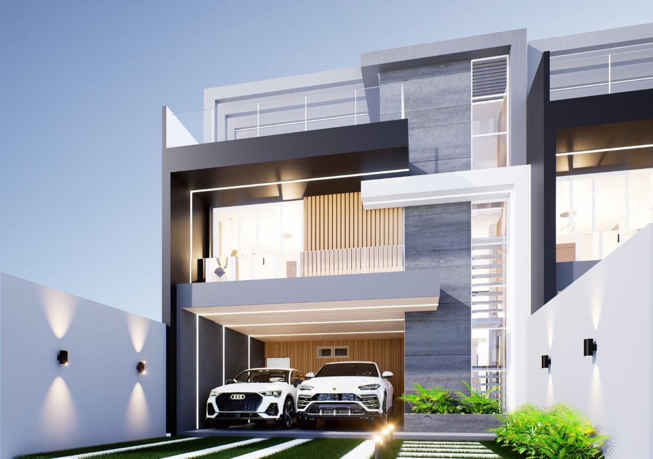 Vista arquitectónica 1 del Conjunto Habitacional Santa Rosa